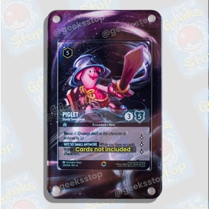 Piglet Sturdy Swordsman Enchanted | Extended Art Display Case for Lorcana