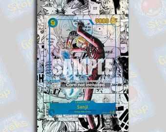 Sanji Manga PRB-02 | Extended Art Display Case for OPTCG - Etsy
