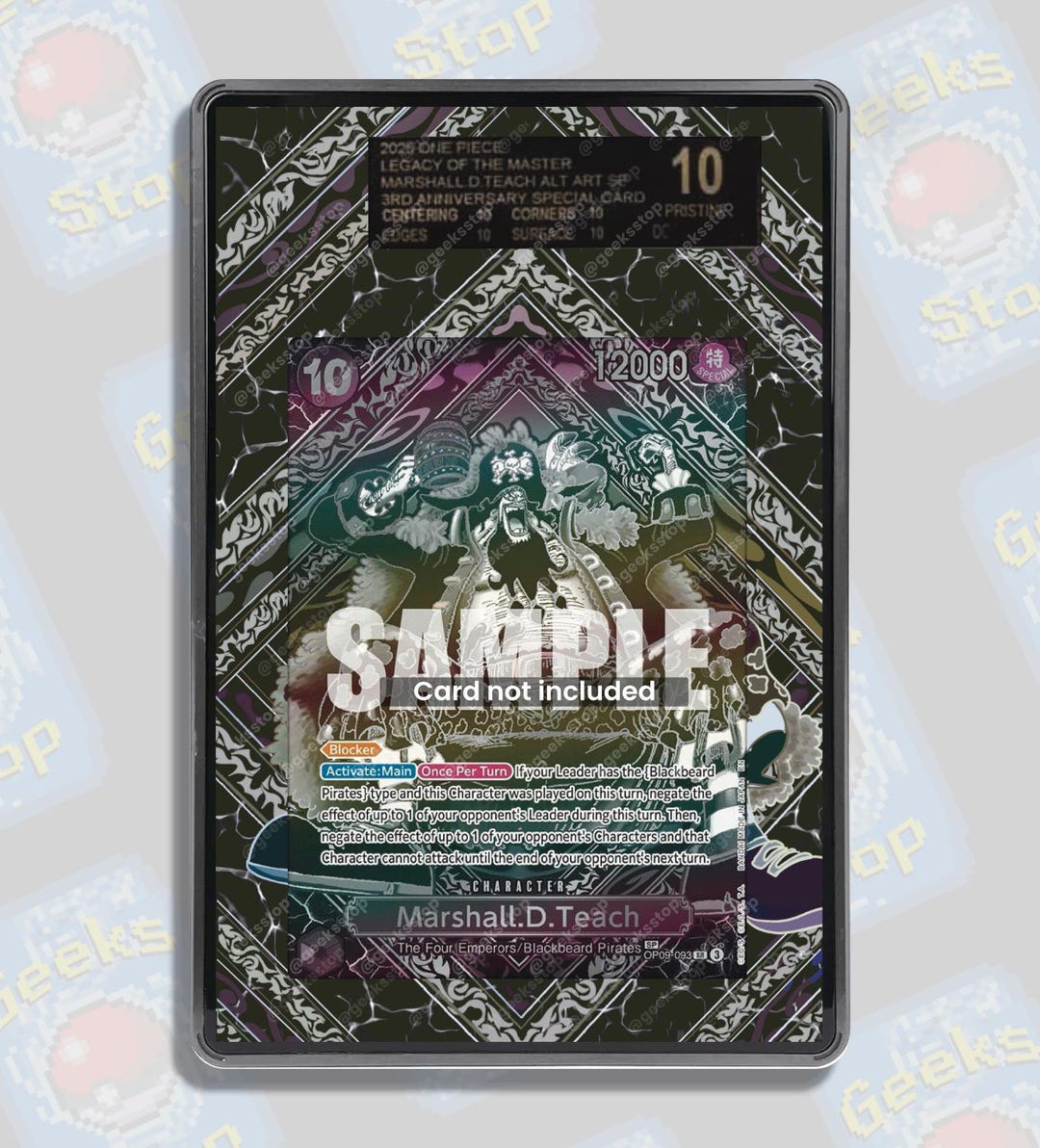 Marshall D Teach SP OP12 Silver PSA TAG Beckett | Extended Art