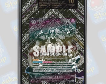 Marshall D Teach SP OP12 Silver PSA TAG Beckett | Extended Art Display Case for Graded Card