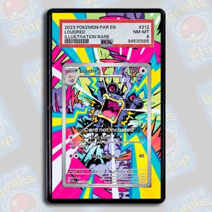 Loudred IR PSA TAG Beckett | Extended Art Display Case for Pokemon Card