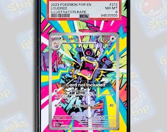 Loudred IR PSA TAG Beckett | Extended Art Display Case for Pokemon Card