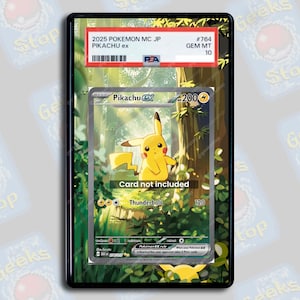 Pikachu ex 276 SAR PSA CGC Beckett | Extended Art Display Case for Pokemon Card