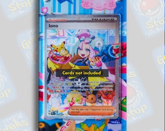 Iono 269/193 SIR | Extended Art Display Case for Pokemon Card