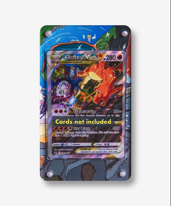 Charizard VSTAR UPC Promo Art Custom Pokémon Card Display Case - Etsy