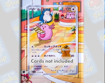Chansey IR | Extended Art Display Case for Pokemon Card