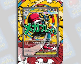 Mega Lucario ex Promo / Vetrina con illustrazioni estese per carte Pokémon