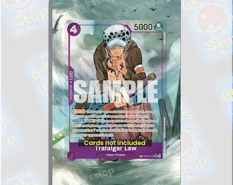 Trésor de Trafalgar Law Rare | Vitrine d'exposition étendue pour OPTCG