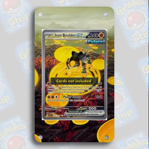 Rocher de fer ex 207/162 | Grande vitrine artistique pour carte Pokémon
