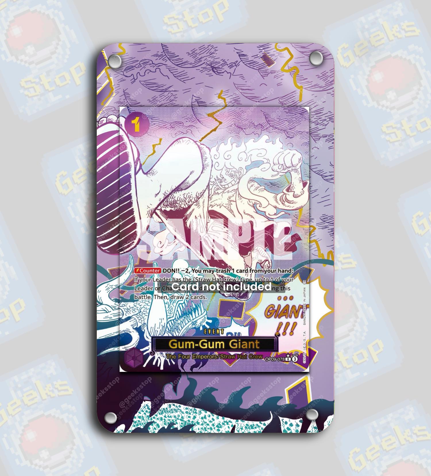Gum-gum Giant Alt Art PRB-02 | Extended Art Display Case for OPTCG