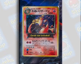 Dark Charizard | Extended Art Display Case for Pokemon Card
