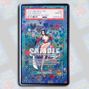 Boa Hancock SP OP09 PSA Beckett | Extended Art Display Case for OPTCG