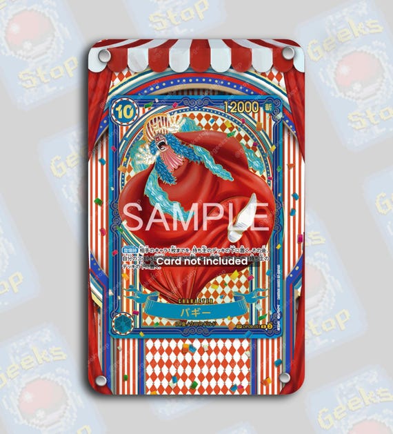 Buggy SP Gold OP14 | Extended Art Display Case for OPTCG - Etsy