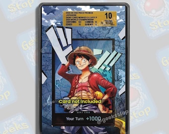 Luffy Don Championship BGS PSA | Extended Art Display Case for OPTCG