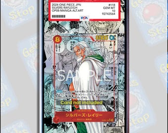 Silvers Rayleigh Manga PSA CGC Beckett | Extended Art Display Case