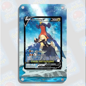 Garchomp V / Custodia per esposizione di opere d'arte estese per carte Pokemon