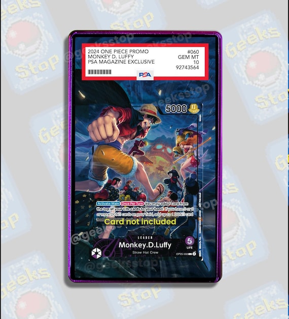 モンキー・D・ルフィ PSAマガジンプロモ | グレード付きOPTCG用拡張