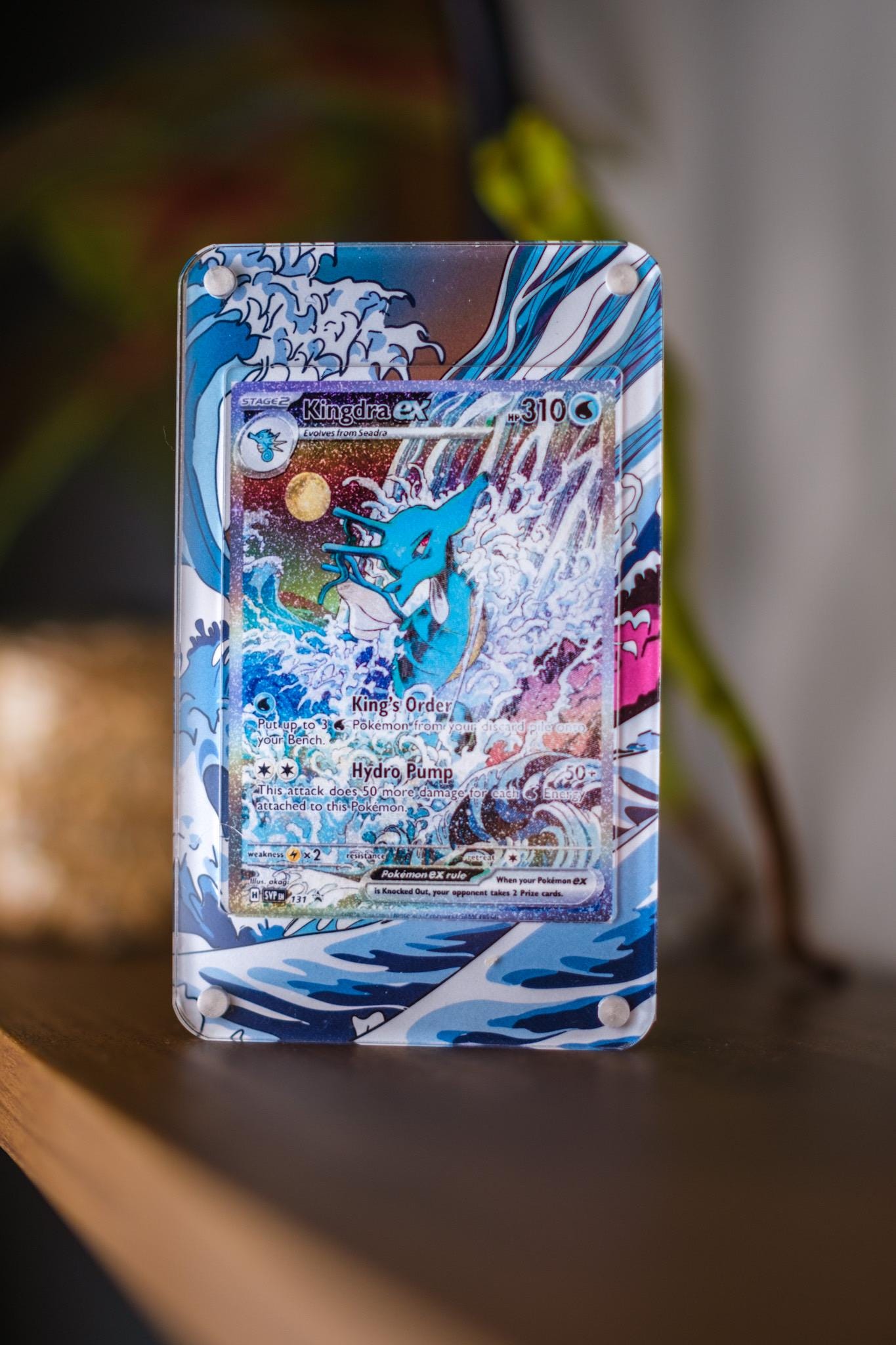 Kingdra Ex Promo | Extended Art Display Case for Pokemon Kingdra Ex Promo | Extended Art Display Case for Pokemon