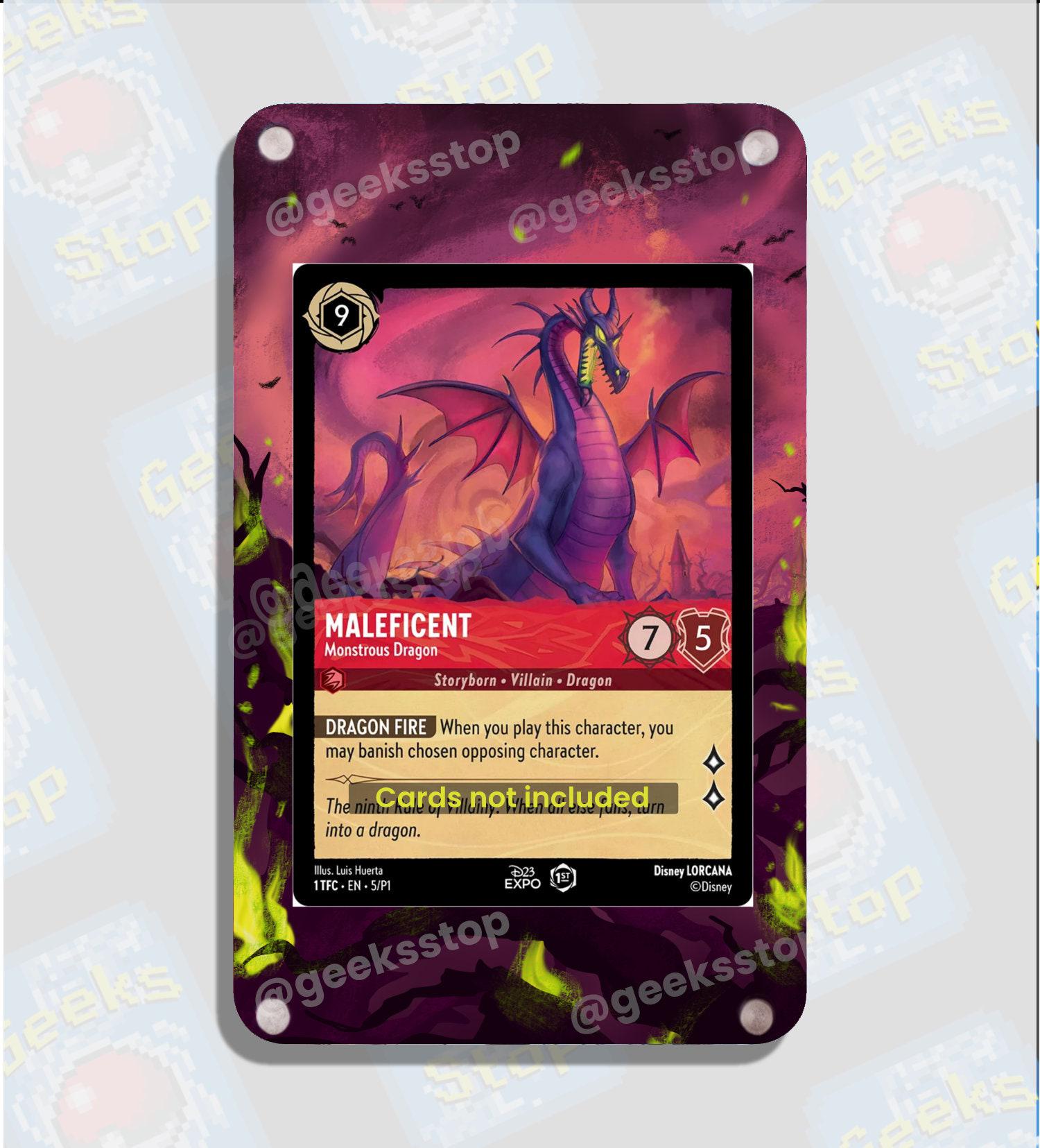 Lorcana Maleficent Dragon Card - Etsy