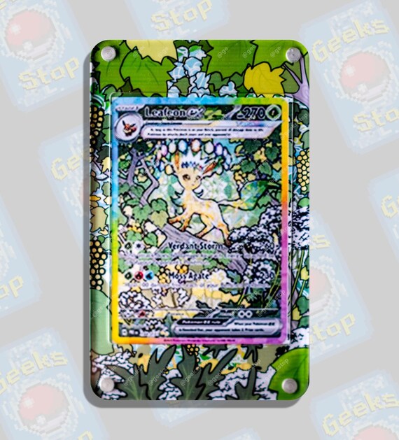 リーフィア ex SAR | ポケモンカード用拡張アートディスプレイケース