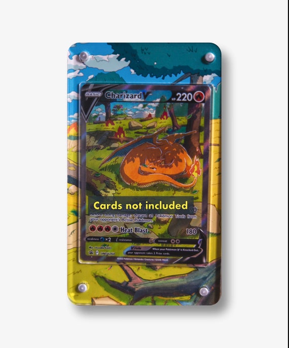 Charizard V UPC Promo | Extended Art Display Case for Pokemon Card - Etsy Charizard V UPC Promo | Extended Art Display Case for Pokemon Card - Etsy
