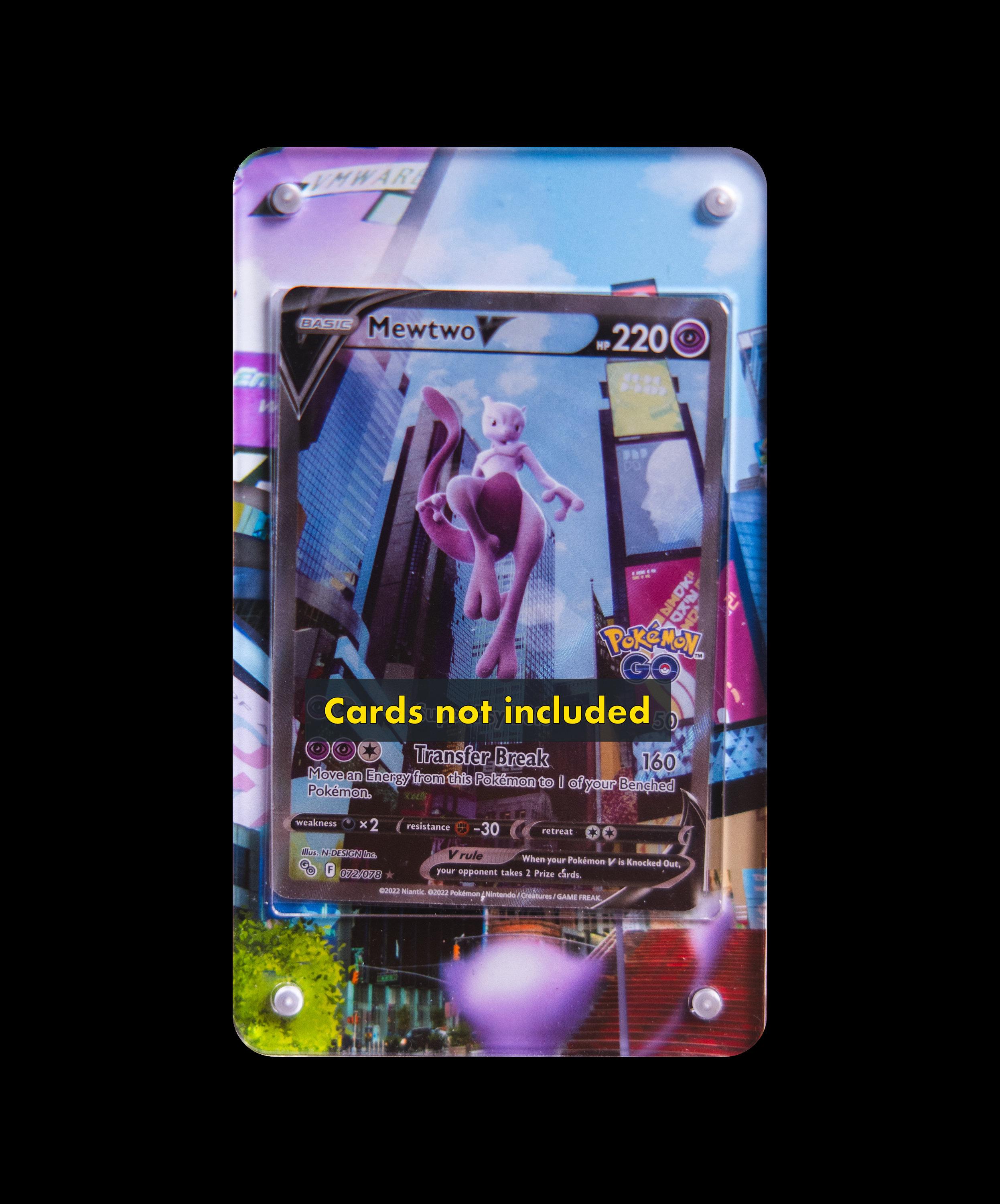mewtwo pokemon go card alt art Mewtwo V Pokemon GO Alternate Full Art Gold Metal Pokemon Card
