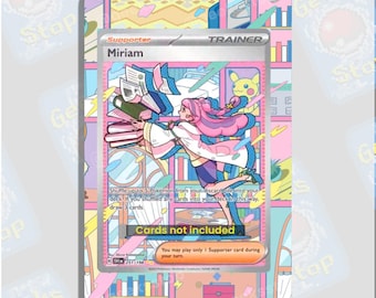 miriam pokemon card Custom Holographic Full Art PokeOricaSTCG this card is the perfect way to showcase your collection. Miriam Special Illustration | Extended