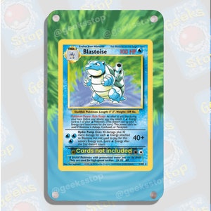 Base Blastoise | Grande vitrine artistique pour carte Pokémon