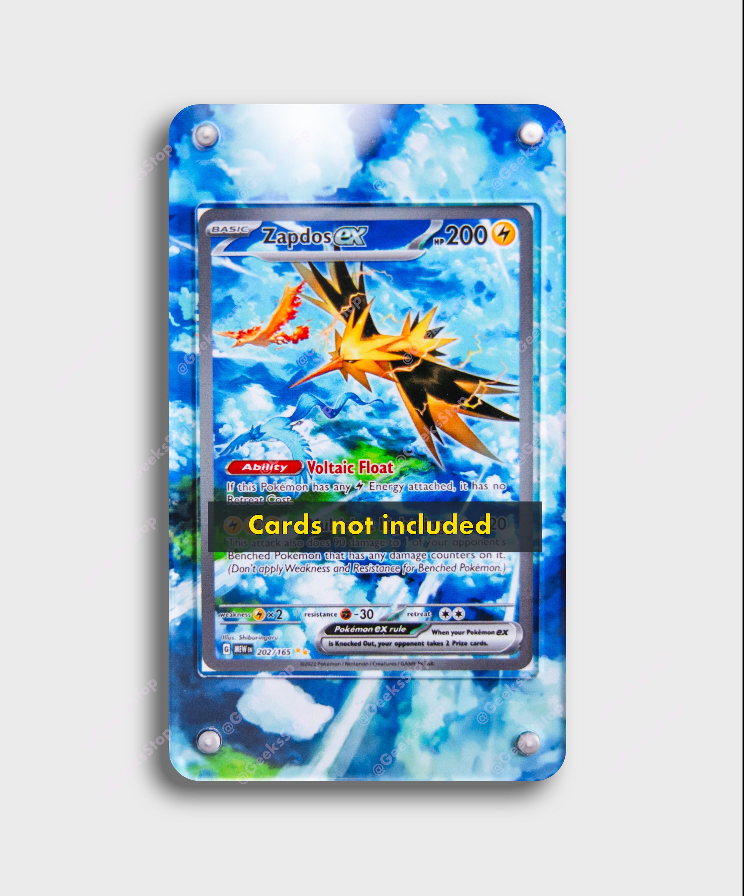 Zapdos ex - 202/165 - Special Illustration Rare