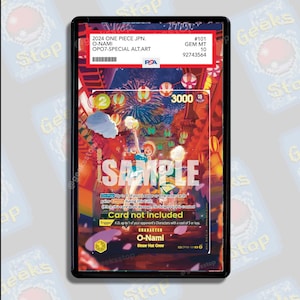O-Nami OP07 PSA / Vetrina espositiva estesa per OPTCG
