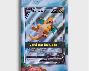 Dragonite V Alternate Art | Extended Art Display Case for Pokemon Card
