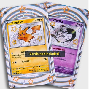 carte brillante bébé | Grande vitrine artistique pour carte Pokémon