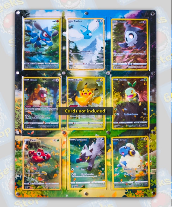 Riolu Swablu Pikachu Crown Zenith VSTAR Universe | Extended Art Display Case for Pokemon Card - Etsy Riolu Swablu Pikachu Crown Zenith VSTAR Universe | Extended Art Display Case for Pokemon Card - Etsy