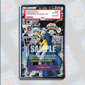 Law Manga PSA CGC Beckett | Große Kunst Vitrine für Graded OPTCG