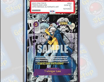Ley Manga PSA CGC Beckett / Vitrina de arte extendida para OPTCG graduado