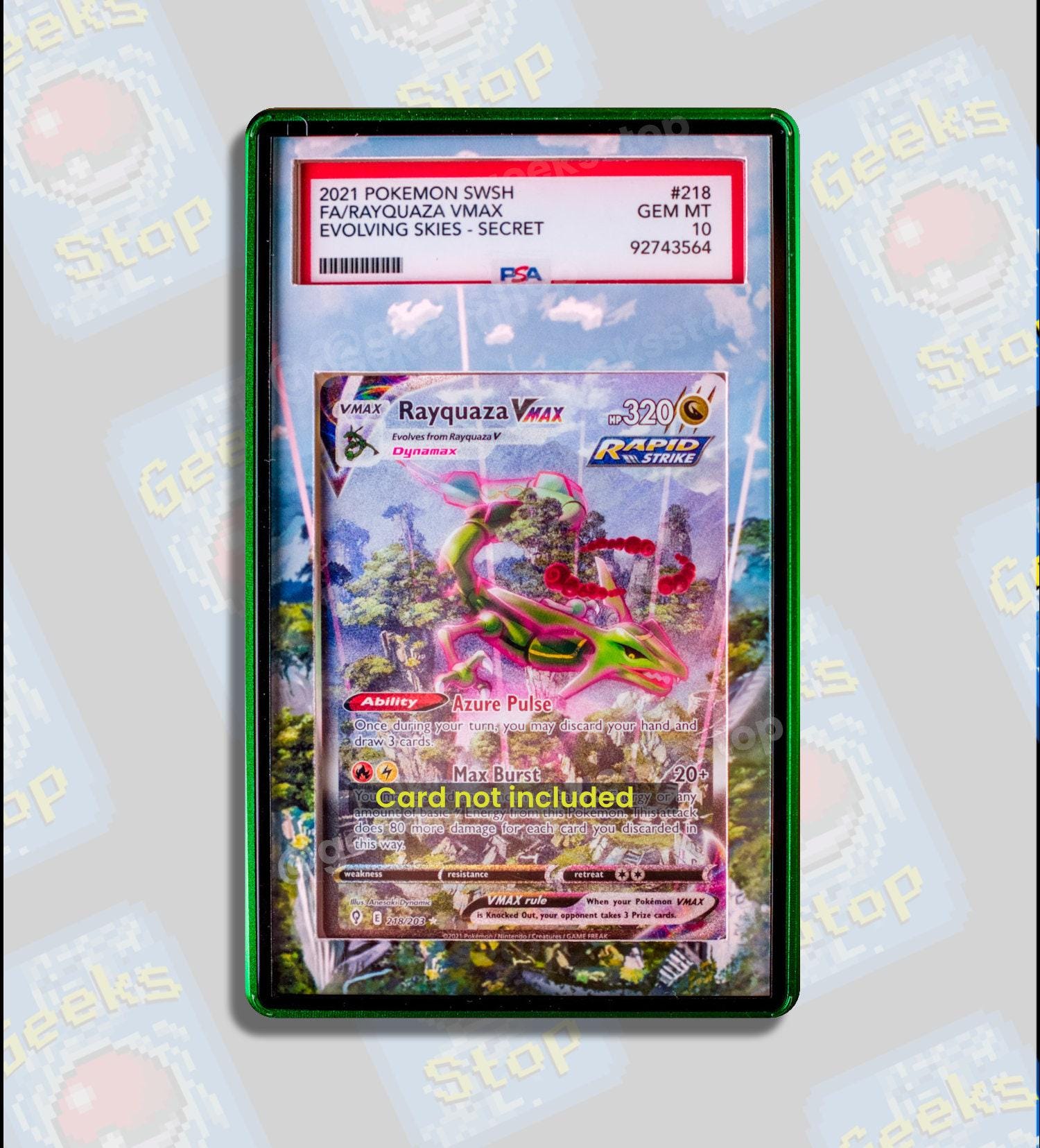 rare pokemon cards rayquaza POKÉMON CARD GAME S8b 284/184 UR Rayquaza VMAX