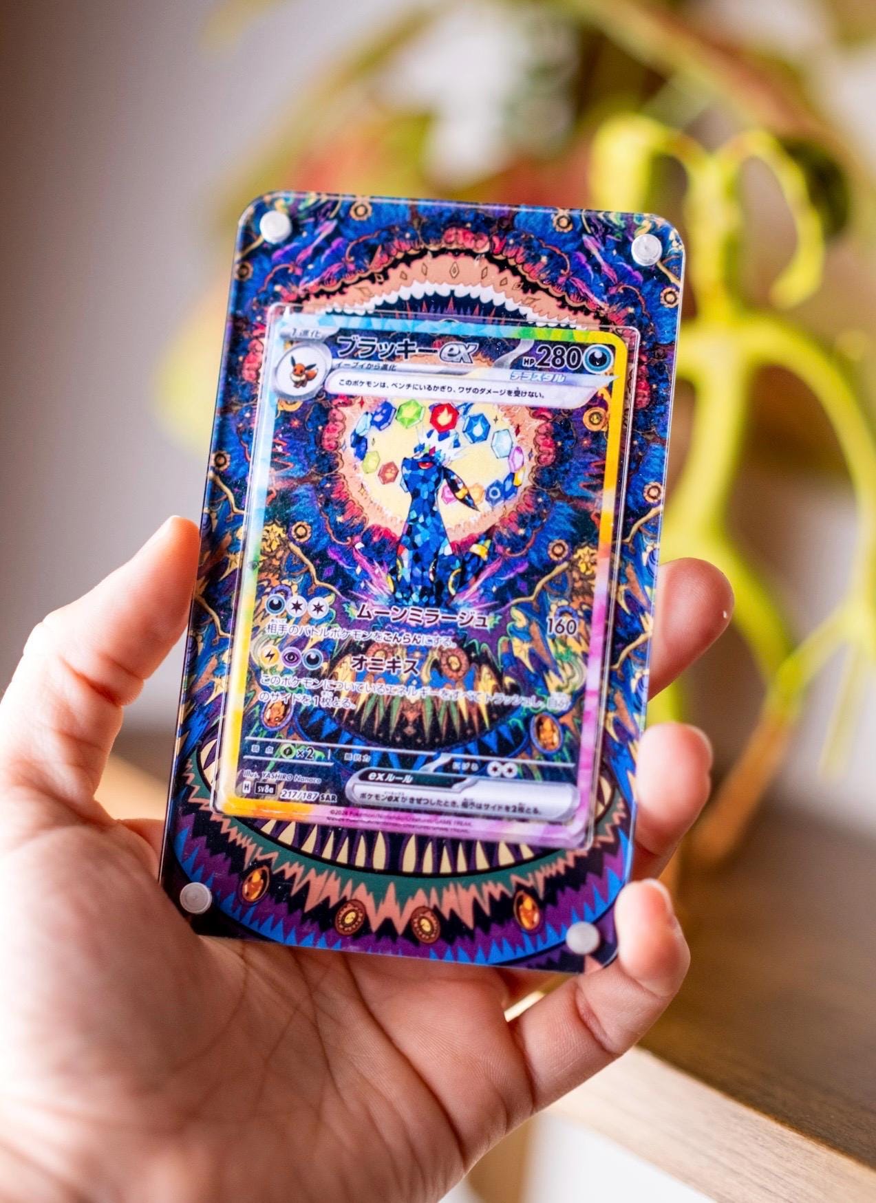 ブラッキー ex SAR | ポケモンカード用拡張アートディスプレイケース