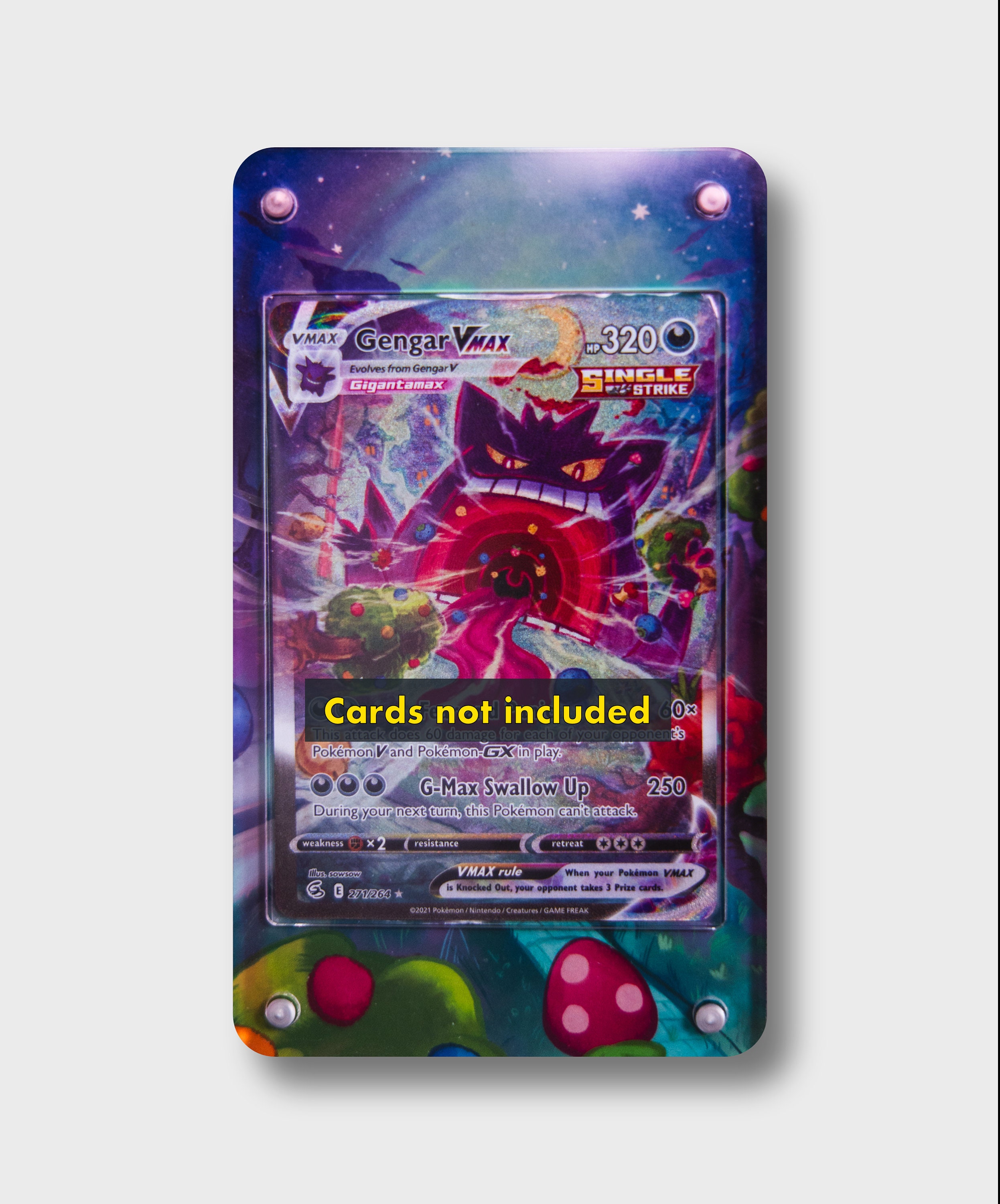 Buy Gengar & Gyarados VMAX Custom Pokemon Card Top Quality Mosaic