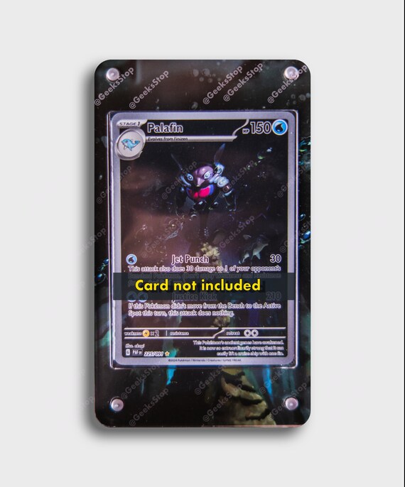 Palafin 225 | Extended Art Display Case for Pokemon Card - Etsy New Zealand Palafin 225 | Extended Art Display Case for Pokemon Card - Etsy New Zealand