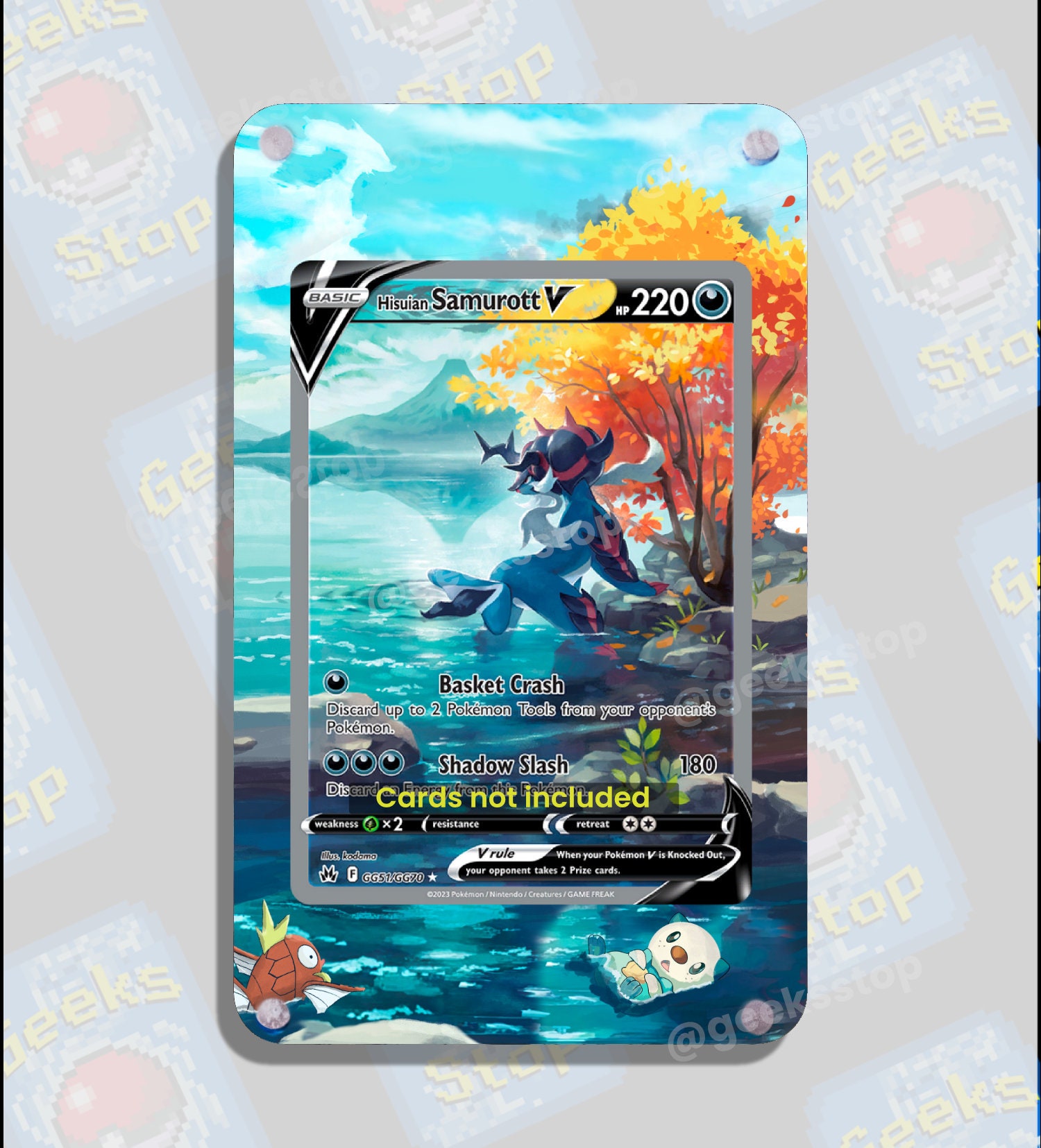 pokemon samurott card Hisuian Samurott VSTAR GG52/GG70 main image 1