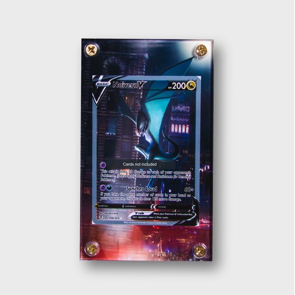 Noivern V Alt Art Custom Pokemon Card Display Case