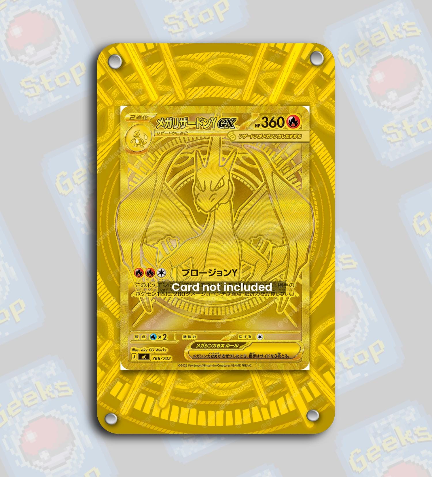 Charizard gold card - Etsy 日本