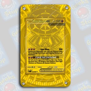 Zygarde von Hyper Rare Gold | Große Kunst Vitrine für Pokemon Karte