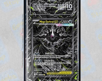 Mega Darkrai ex SAR PSA TAG Beckett / Extended Art Display Case for Graded Card