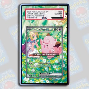 Lillie’s Clefairy ex SAR Special Illustration Rare PSA TAG Beckett graded slab slab from the Pokémon Journey Together TCG