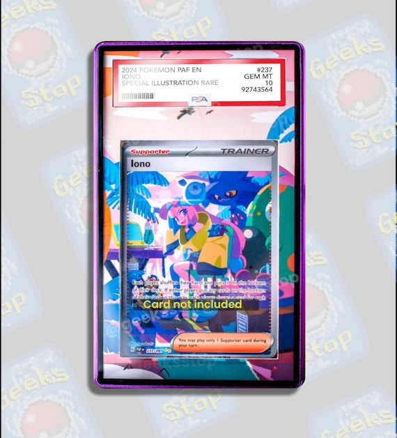iono rare card Pokemon Iono Special Illustration Rare Paldea Evolved 269/193 CGC Gem Mint  10