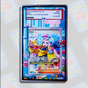 Iono SIR 269 PSA CGC Beckett | Extended Art Display Case for Pokemon Card