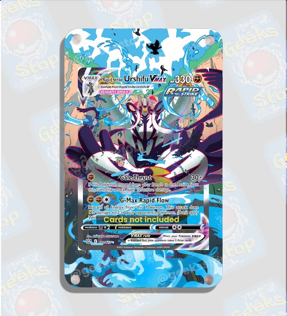 Rapid Strike Urshifu VMAX Alternate Art | Extended Art Display Case for Pokemon  Card - Etsy Australia