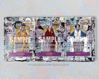 Borsalino Sakazuki Kuzan Manga OP16 / Extended Art Cards Display Case