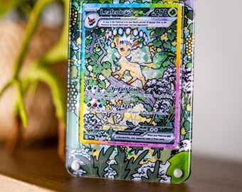 リーフィア ex SAR | ポケモンカード用拡張アートディスプレイケース
